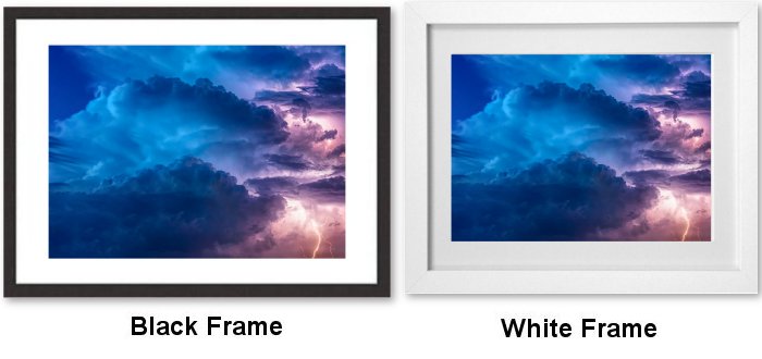 Thunderstorm Framed Print